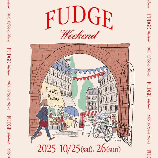 NARU FACTORYが「FUDGE Weekend」に10/25-26出店決定！人気インフルエンサーとの限定コラボアイテムを販売