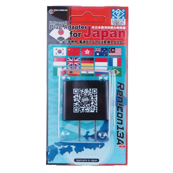 訪日外国人向けに各国の電源プラグを日本タイプに変換するアダプター「レンコン13Aプラス」を9月10日(水)に販売開始