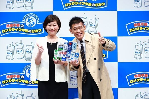 柳沢慎吾さんが“張り込み現場”を再現！常温で持ち運びできるロングライフ牛乳の魅力を楽しく発信