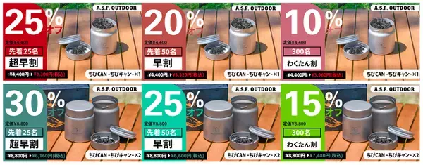 一生モノの純チタン製品がわくたんに9月16日 同時登場　滑り止め付き二層式お椀『Bowan2』　携帯性抜群の密閉キャニスター『ちびCAN -ちびキャン-』