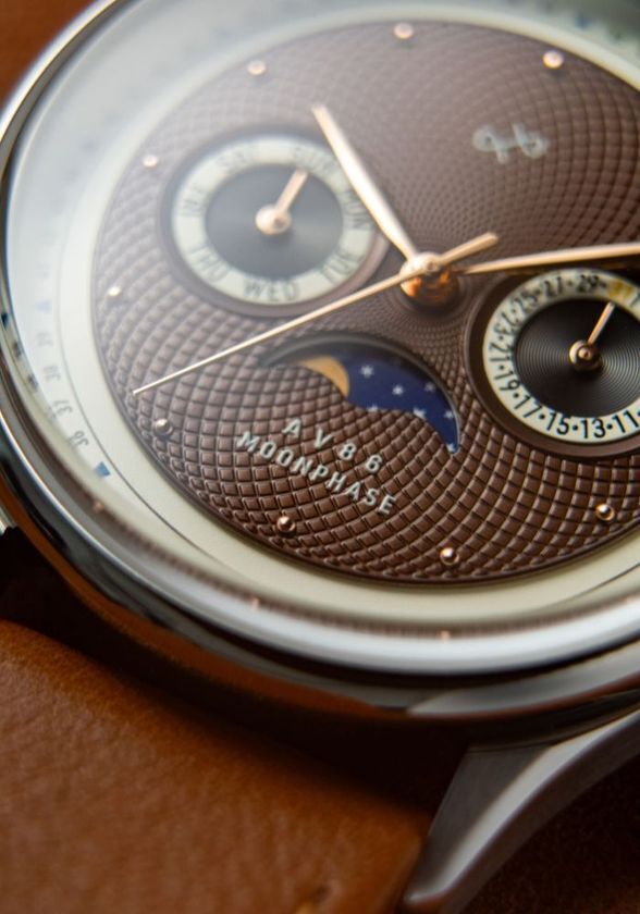 お月見の夜を彩るムーンフェイズ(月齢表示)搭載　「AV86」新作4種類を各150本限定で9月18日(木)世界同時発売