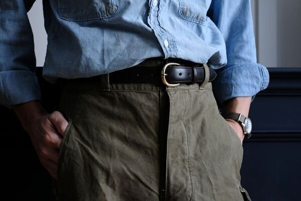 革工房MUNEKAWA、2種類の上質レザーで作るレザーベルト「Brass」をリニューアル販売開始