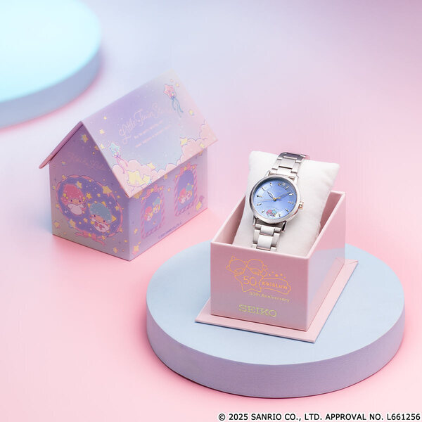 キキ＆ララが日常にそっと寄りそってくれる！リトルツインスターズ50周年を記念して、セイコーとコラボした腕時計が登場
