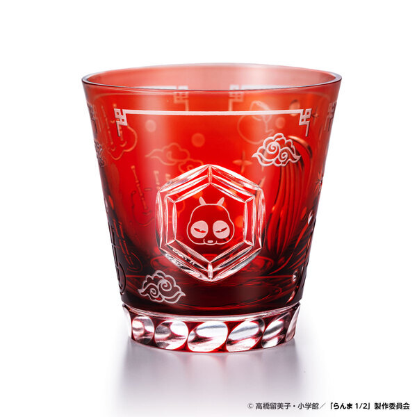 らんまとシャンプーがきらめく江戸切子グラスに！『らんま1/2』と日本の伝統工芸「江戸切子」が歴史的共演！