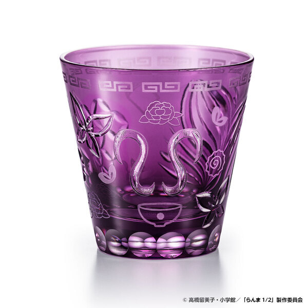 らんまとシャンプーがきらめく江戸切子グラスに！『らんま1/2』と日本の伝統工芸「江戸切子」が歴史的共演！