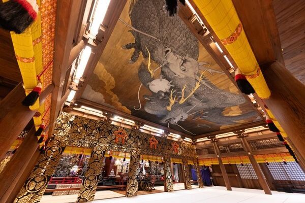寛永寺創建四百周年記念事業　国内最大級の※「寛永寺根本中堂天井絵」完成