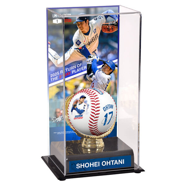 大谷翔平選手の二刀流復活を記念して、試合での雄姿とサインがプリントされた公式記念アイテム2商品が登場！