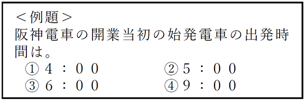 阪神電気鉄道 開業120周年記念阪神グループ120年の理解度を120問で測定超難関「阪神検定」9月12日（金）スタート～写真と新聞記事で120年をたどるパネル展はいよいよ最終章～