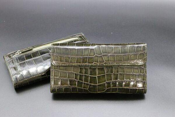 タイ産シャムワニを使用した最高級クロコダイル長財布を10月1日にWebサイトにて発売