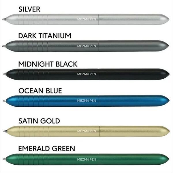 航空宇宙グレード素材採用、革新的チタンギミックペン「Mezmopen」Makuakeにて先行発売開始