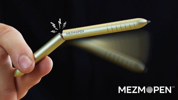航空宇宙グレード素材採用、革新的チタンギミックペン「Mezmopen」Makuakeにて先行発売開始