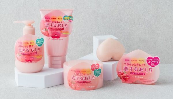 数量限定！『恋するおしり×マイメロディ』コラボデザイン登場　50周年を祝した限定デザインの『石けんスクラブ』が10月1日発売