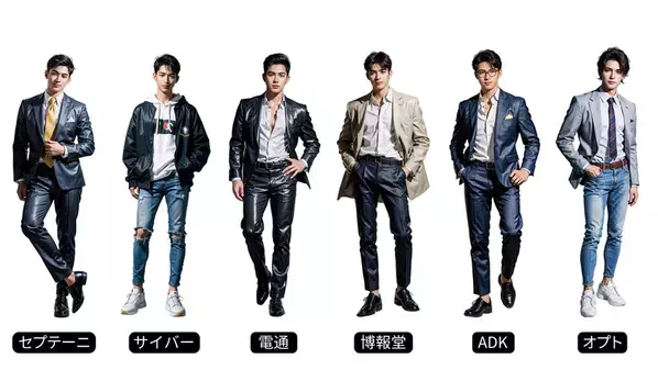 人気企業で働く男性社員を擬人化した新メディア「働く男子図鑑」を公開