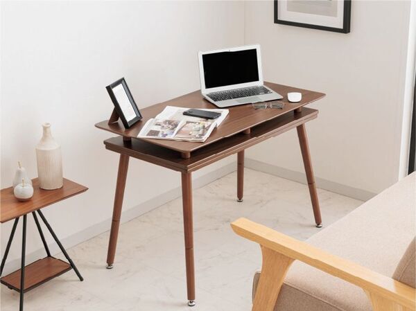 収納上手な暮らしを叶えるシェルフ付き2WAYこたつ「スペース」2サイズで10月上旬に発売