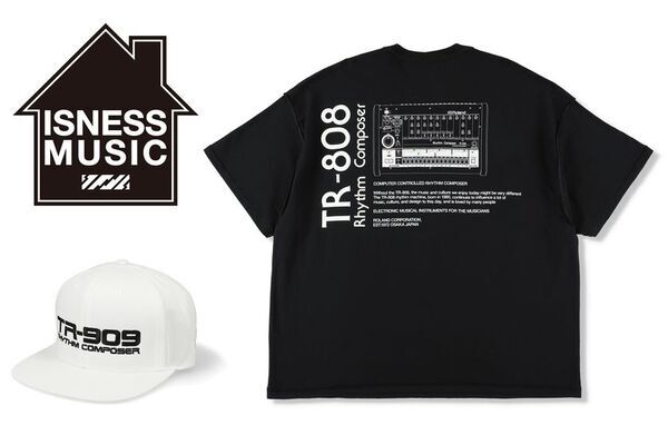 ローランドとISNESS MUSICのコラボによるアパレル・コレクションを発売