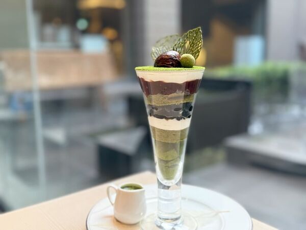 八女・宇治・静岡、三大抹茶の競演　期間限定の“三種の抹茶の贅沢抹茶パルフェ”　北九州・千草ホテルで10月3日から提供開始