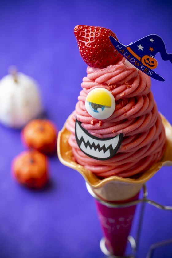 ＜いちご専門店 いちごBonBonBERRY＞累計販売数45,000個突破の人気メニューに、おばけがいたずら！？遊び心たっぷりなハロウィン限定メニュー4種が10月3日(金)よりスタート
