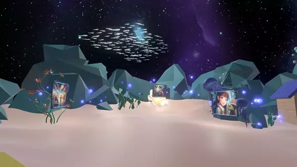 デジタルイラスト作品を展示！川北輝×京都芸術大学の学生による「アート・リンクミュージアム」がメタバースで公開