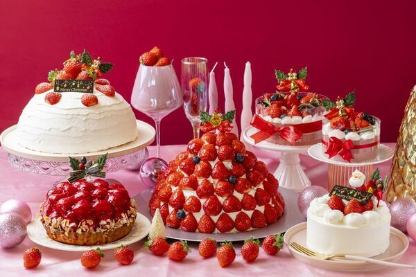 ＜いちご専門店 いちごBonBonBERRY＞静岡いちごを約100粒使用したツリー型のプレミアムケーキも！2025クリスマスケーキを10月4日(土)から予約受付開始