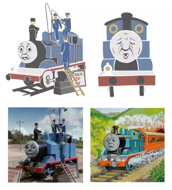 頑張る大人たちをトーマスたちが応援　新アートシリーズ「OVERWORK SERIES」が登場　10/7(火)LINEスタンプ第1弾が発売