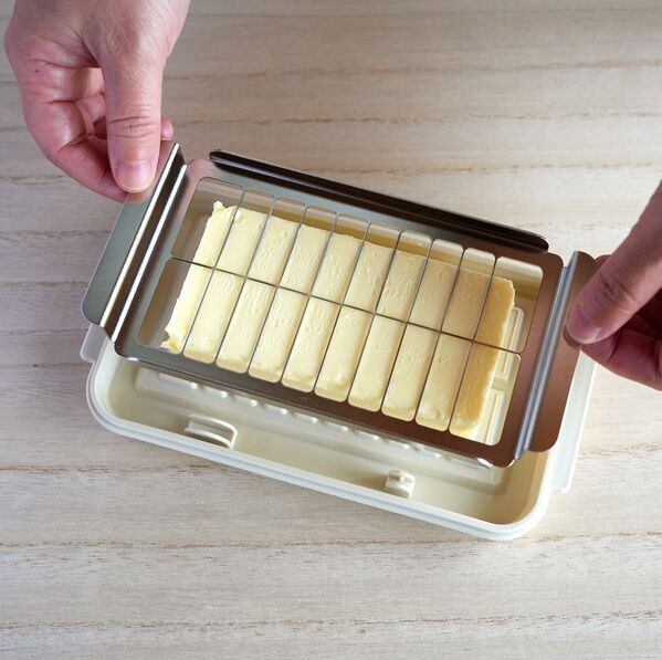 バターを小分けにして新鮮なまま保存できる！プレマルシェ×エンバランスの「バターケース」が新登場