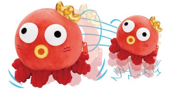 ＼音楽に合わせ小刻みにジャンプする／ ぬいぐるみシリーズ登場！～『ジャンピング　アニマル　カニ・タコ』2025年10月発売～