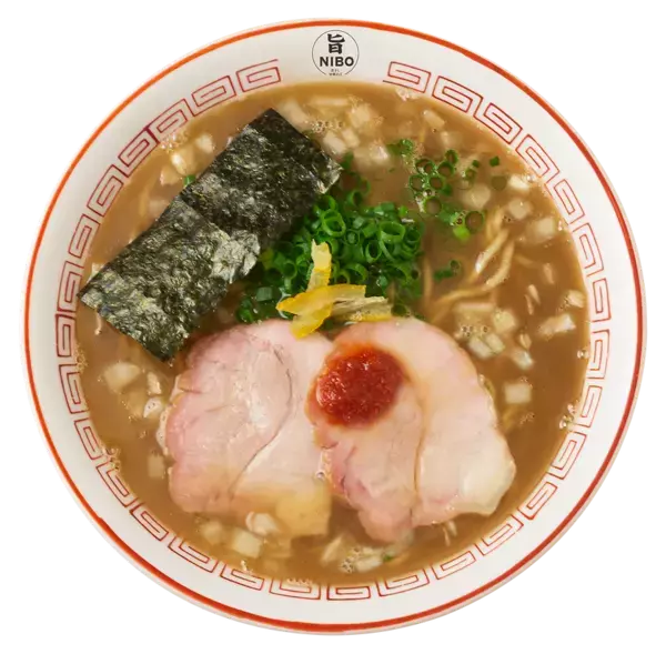 煮干しの旨味をぎゅっと詰め込んだ渾身の煮干し中華そばその名も『煮干し中華そば 旨NIBO』10月8日より国内の花月嵐で期間限定販売