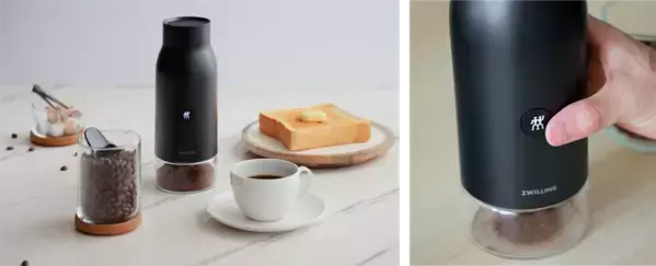 ツヴィリング、日本限定「コードレスコーヒーグラインダー」新発売　挽きたての香りを手軽に楽しむ充電式モデル登場