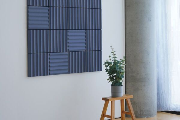 紙再生材を100％使用したサステナブルな吸音パネル「REBORN PULP吸音パネル」が2025年度グッドデザイン賞を受賞　2025年10月15日(水)より先行予約開始