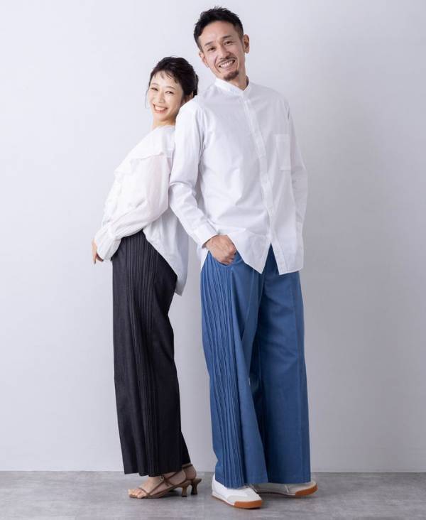 Makuakeプロジェクト10回記念！累計支援額2,000万突破の匠の技シリーズ　洗っても綺麗が続く色落ちしにくいデニムプリーツワイドパンツ「くつろぎデニム」を10月30日より先行予約販売開始