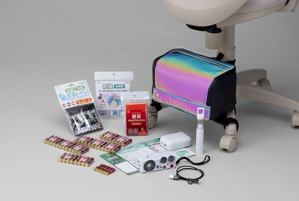防災準備の“3大ハードル”を逆転の発想で解決！ゲーミングチェアの下が防災拠点になる　『ゲーミング防災セット』シリーズ6種、10月10日新発売