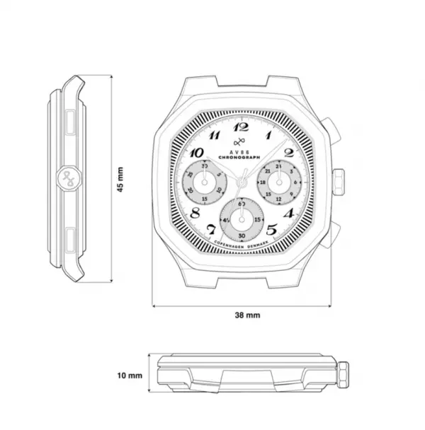 AV86、ブランド初八角形クロノグラフ「1904 Chronograph Collection」発表　ラグジュアリースポーツウォッチに新たな表現を ―