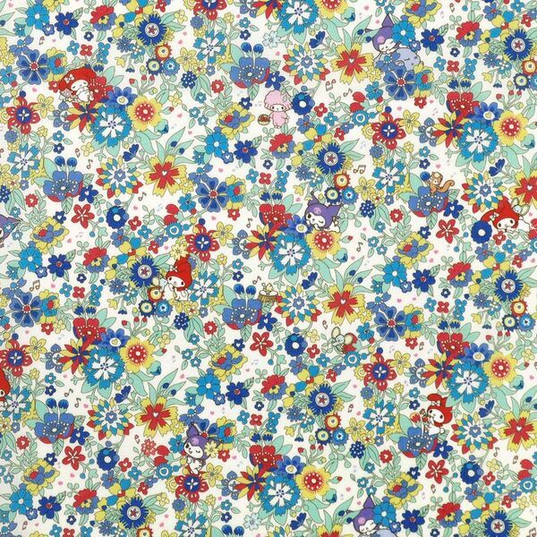 手作りホビーの専門店「ユザワヤ」が限定のサンリオキャラクターズ柄リバティ・ファブリックスを10月20日発売！