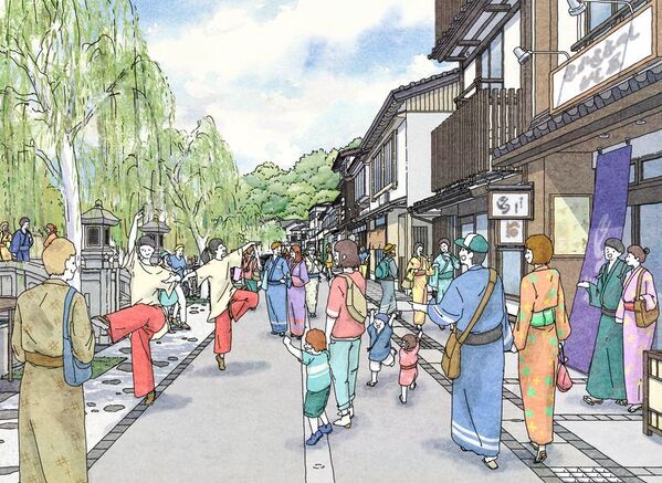 城崎温泉街の車の交通量を半減させる「交通社会実験」を11月13日(木)から16日(日)に実施