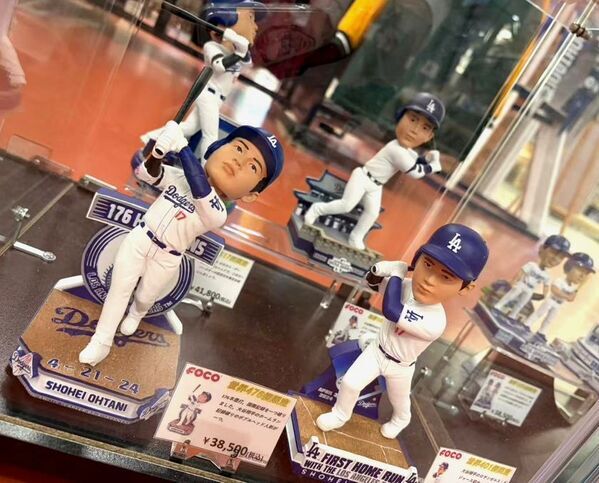 大谷選手のホームランボールや着用したユニフォームなど貴重な記念グッズを展示！