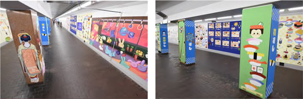 第3回 四条通地下道アート展「Art Under the Shijo」の実施～学生グループ6組によるアートの競演～