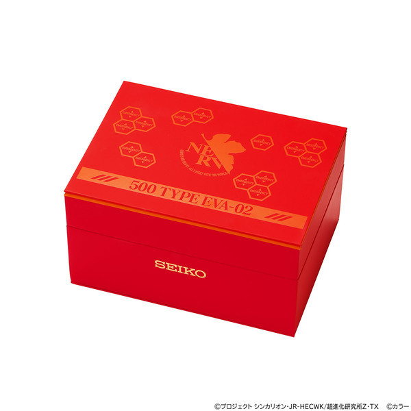 エヴァンゲリオン新幹線をイメージした腕時計の第2弾が登場！「500 TYPE EVA-02」モデル、発進します！