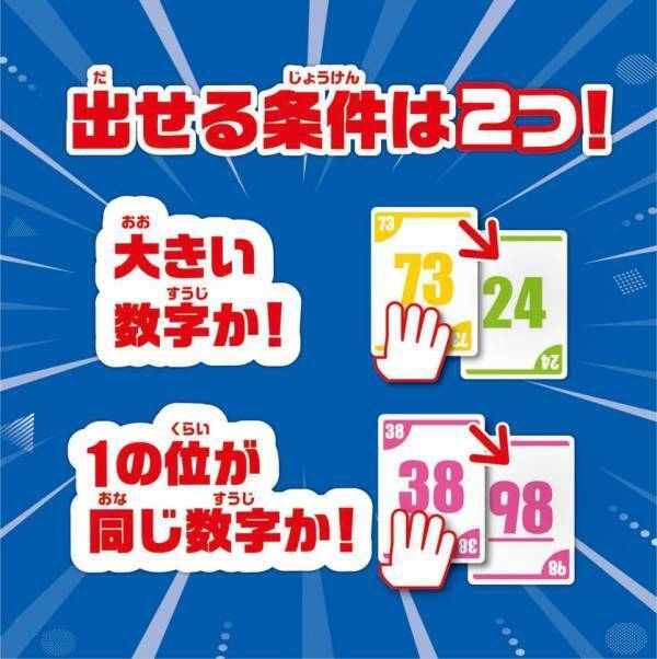 あなたの一手が勝負を決める数字を上げるか、下げるかー究極の選択『アップダウン』11月22日、23日のゲームマーケットで先行体験！
