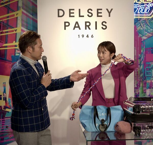 ブランド80周年「デルセーパリ フラッグシップストア」オープン　オープニングイベントに俳優の大和田美帆、タレントの杉谷拳士が登場