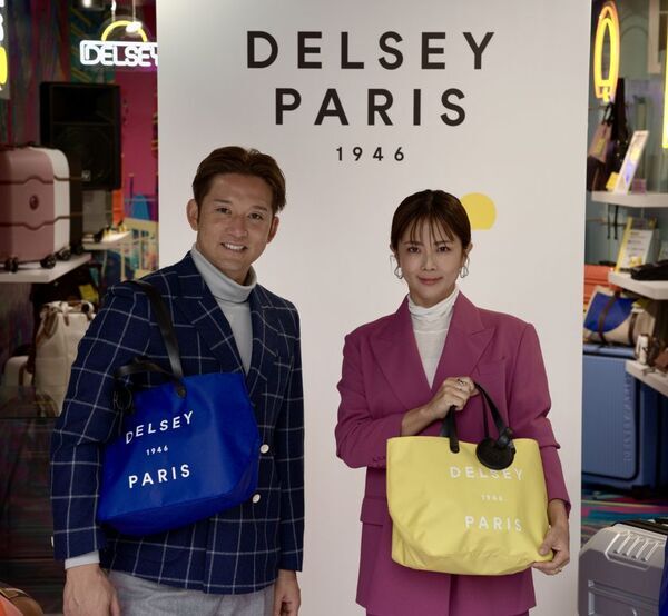 ブランド80周年「デルセーパリ フラッグシップストア」オープン　オープニングイベントに俳優の大和田美帆、タレントの杉谷拳士が登場
