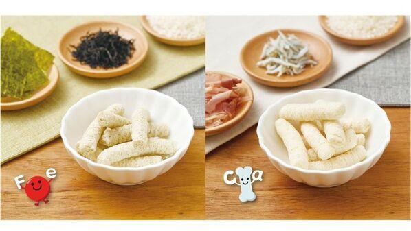 5秒に1個売れている*ベビーせんべいに待望の新味登場　子どもに不足しがちな鉄やカルシウムを補う【くちどけおこめぼーひじきのり・しらすおかか】を11月上旬より発売