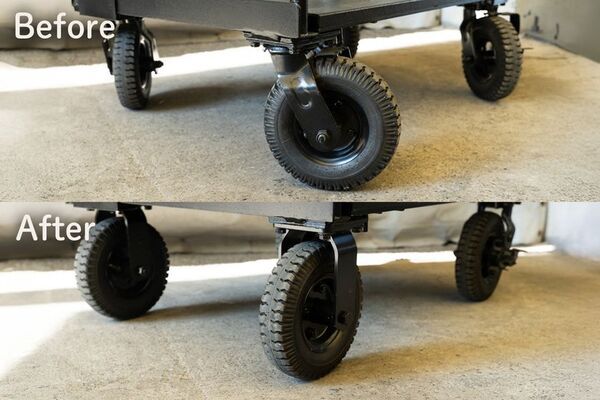 少人数ロケの新定番！搬入・搬出を一人で完結する機材運搬台車「クロウディセット」登場