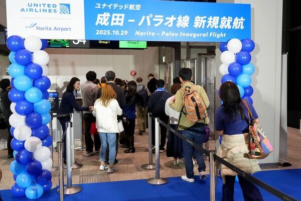 東京／成田-パラオ間の直行便が新たに就航