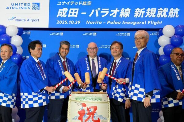 東京／成田-パラオ間の直行便が新たに就航