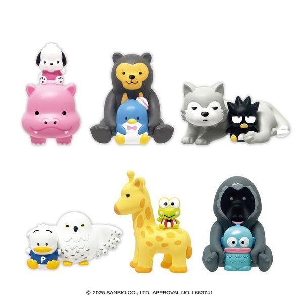 「はぴだんぶい」の「天王寺動物園」限定コラボフィギュア全6種をガチャガチャにて11月18日(火)より発売いたします！