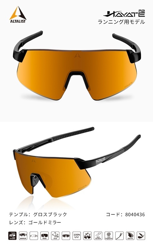 NCD株式会社、サイクリスト向けアイウェアブランドALTALIST　　ランナー向け新モデル販売開始のお知らせ