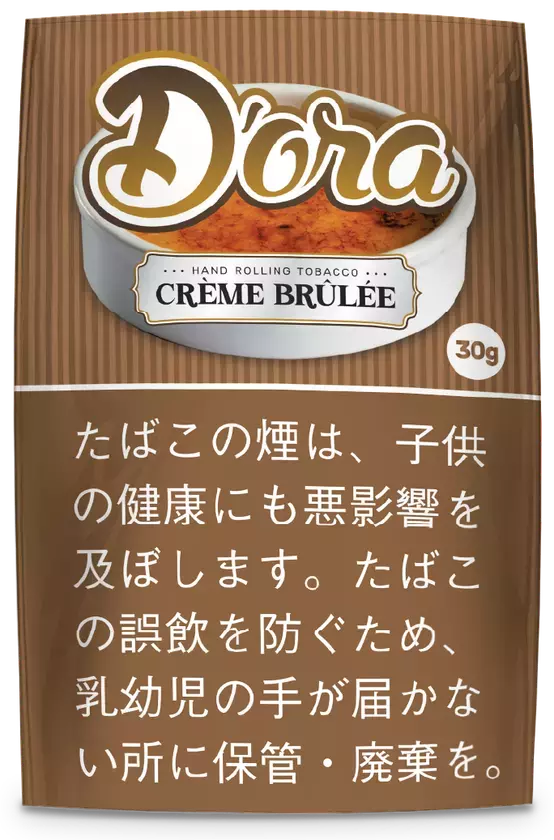 手巻きたばこ「D'ORA(ドーラ)」がフレーバーラインナップを拡充、クレームブリュレなど4種を新発売