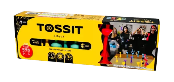 どこでも遊べる新感覚シリコンダーツ！ヨーロッパ発【TOSSIT】がついに日本上陸！