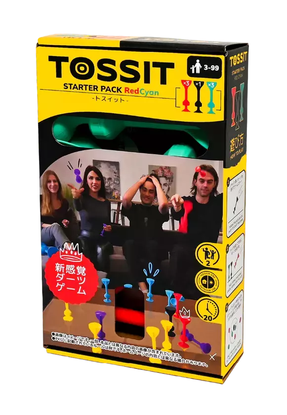 どこでも遊べる新感覚シリコンダーツ！ヨーロッパ発【TOSSIT】がついに日本上陸！