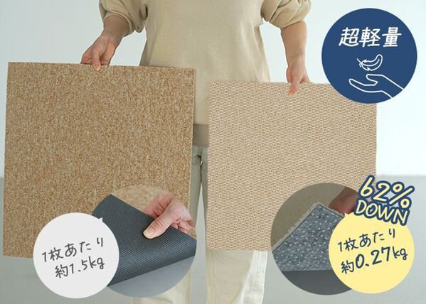 【家族のお悩み解決】お家専用タイルカーペット12月1日発売！